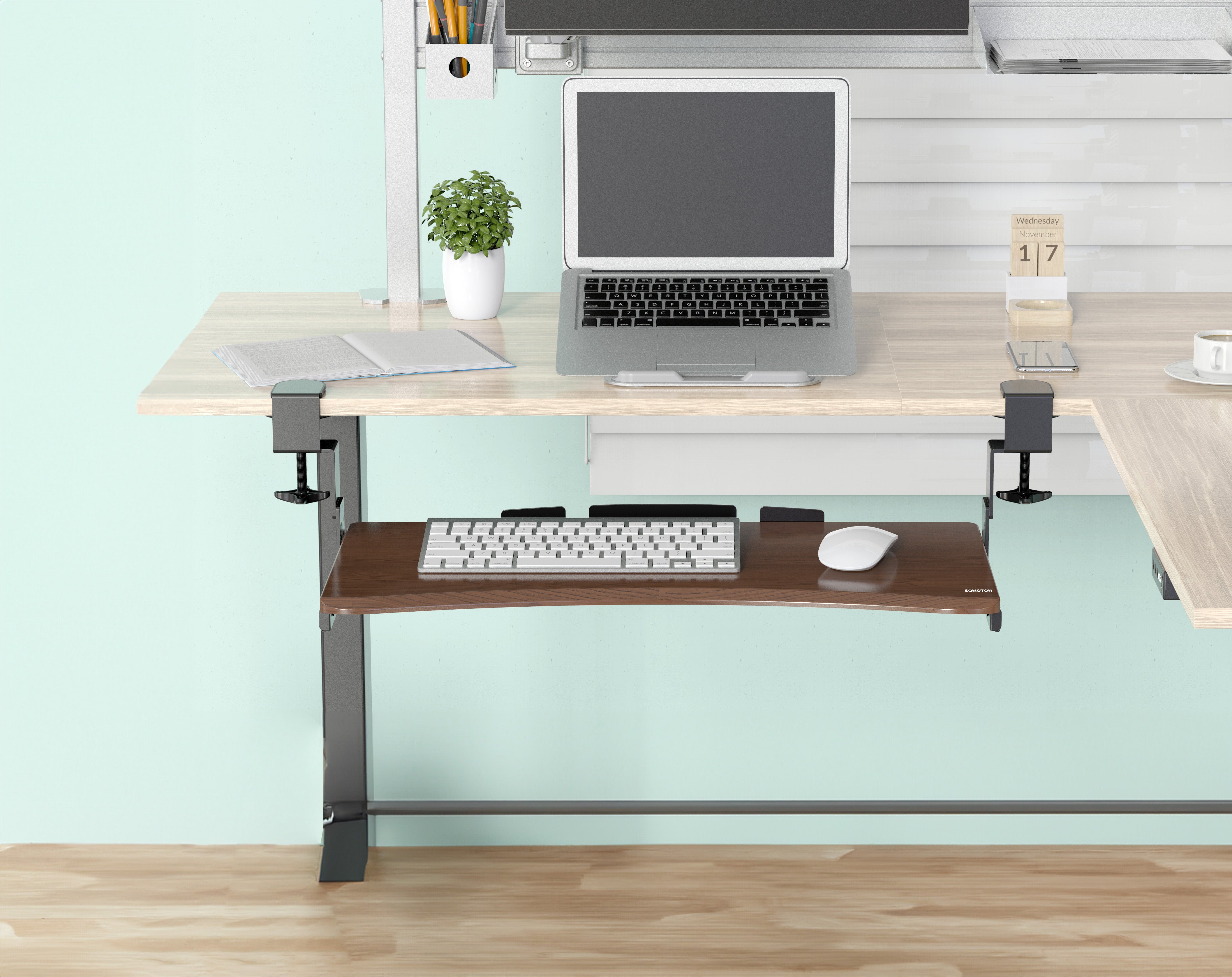 薩摩頓 SAMOTON KB-1 夾式電腦鍵盤托架