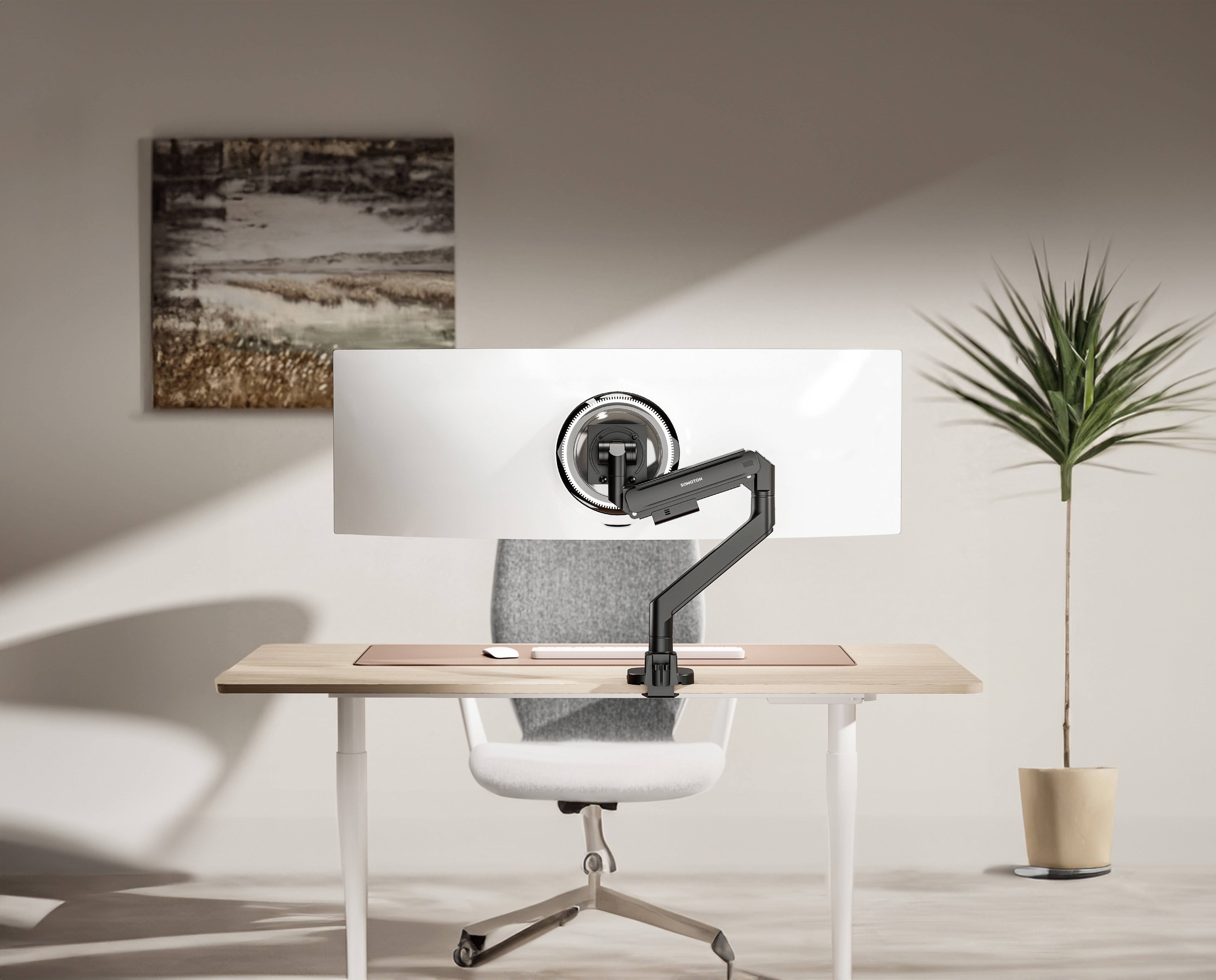 薩摩頓 SAMOTON SIGMA系列 MO-14-S1 氣壓式超高承重螢幕支架