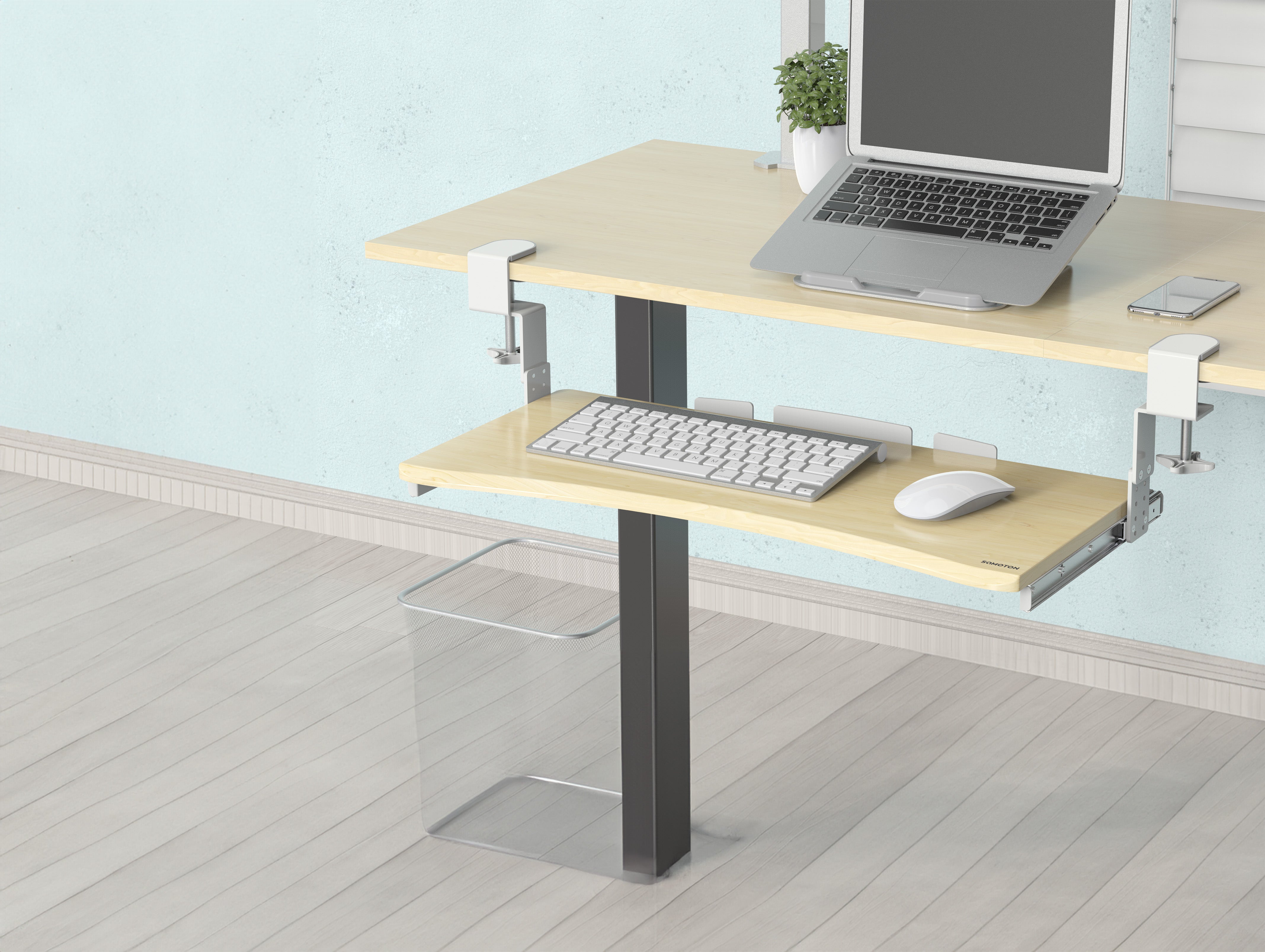 薩摩頓 SAMOTON KB-1 夾式電腦鍵盤托架