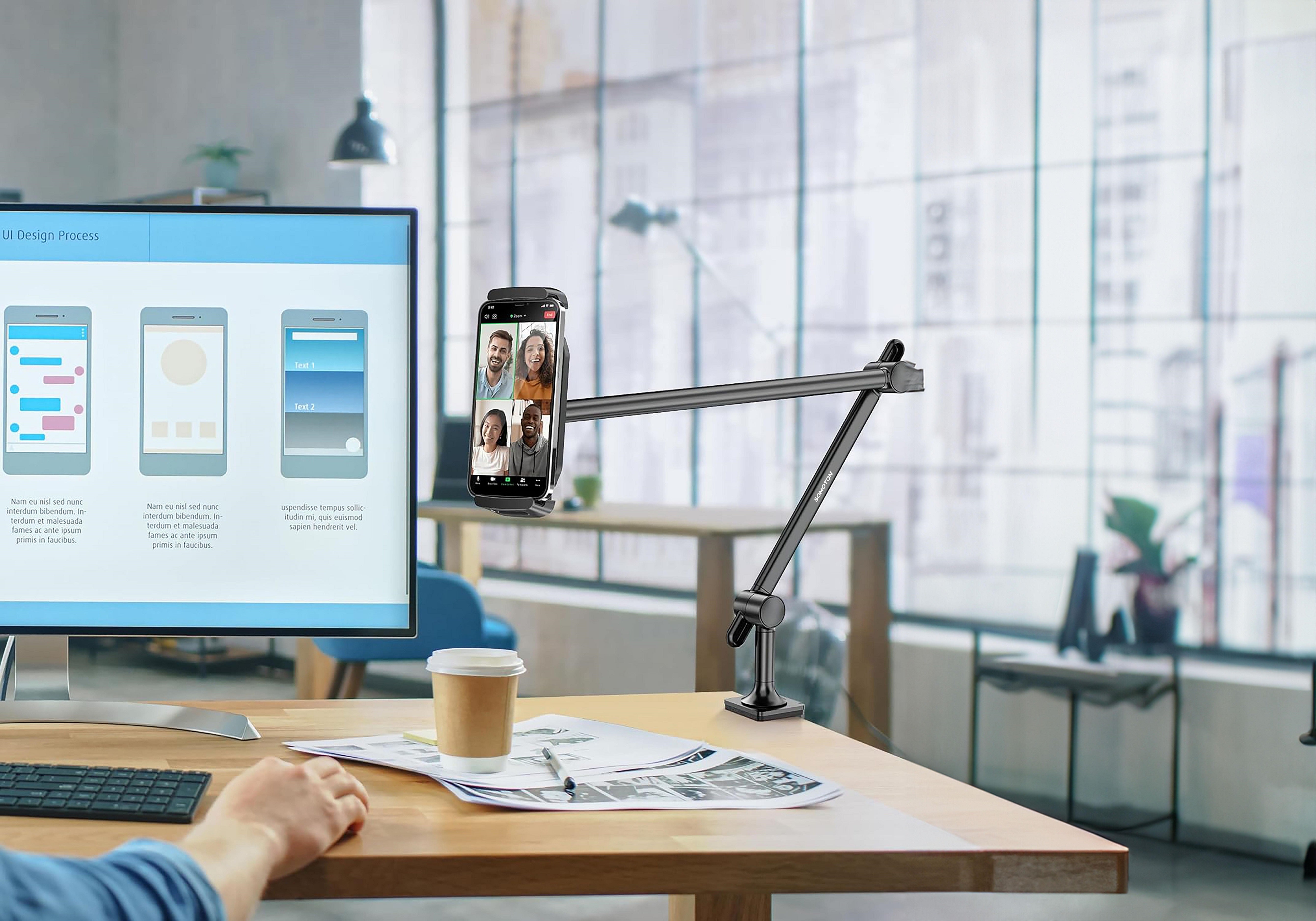 薩摩頓 SAMOTON SDTB-04 夾桌式平板支架