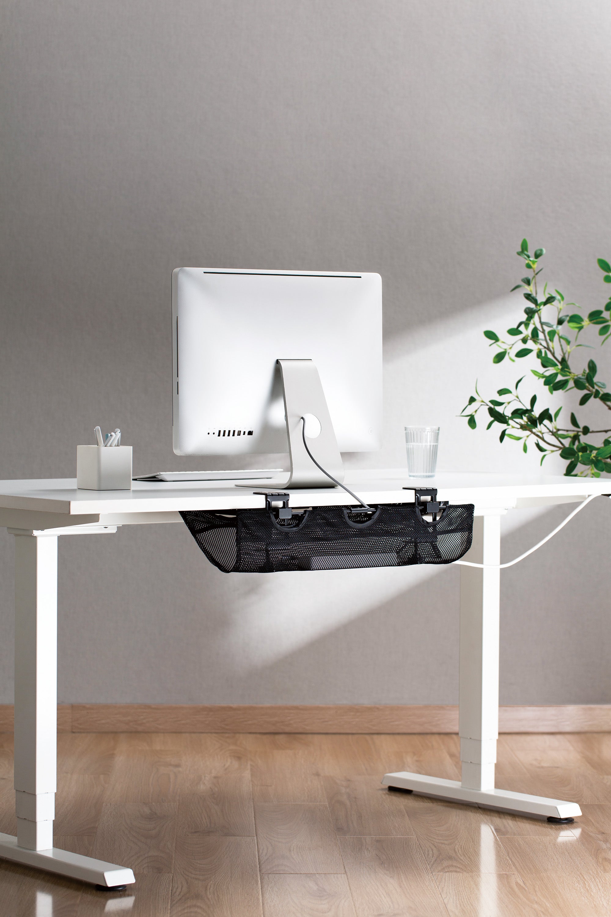 薩摩頓 SAMOTON MAO-21-M 夾桌式理線收納網架