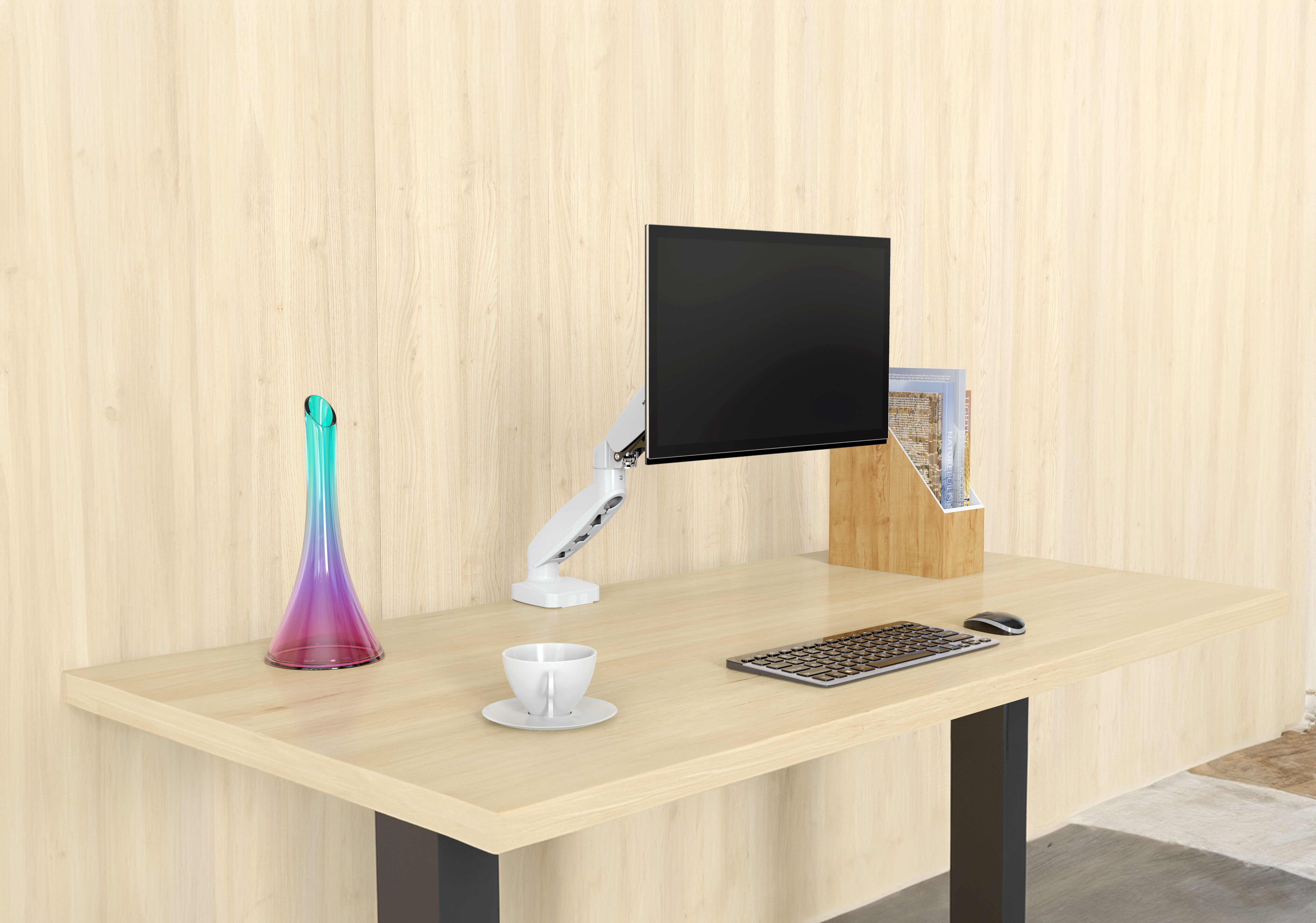 薩摩頓 SAMOTON MVO-3-1S 氣壓式螢幕支架