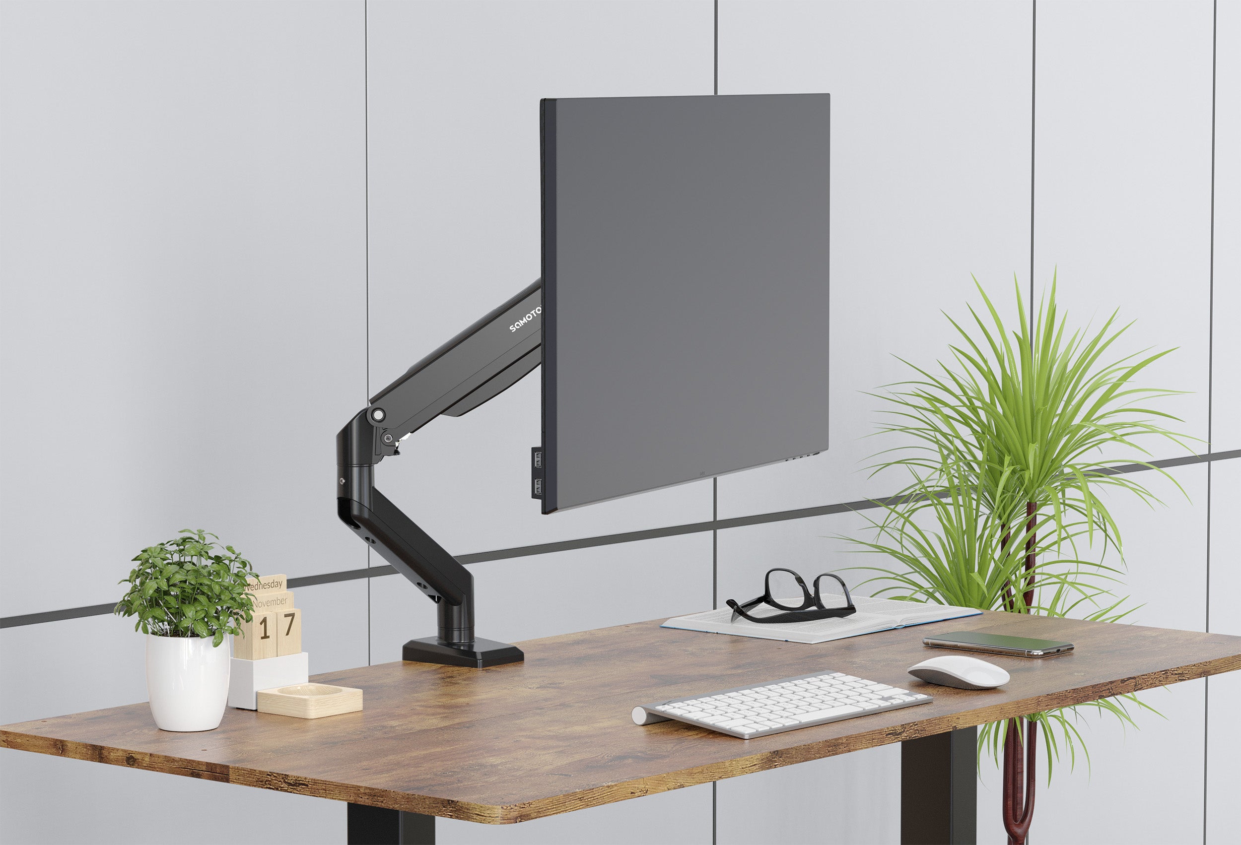 薩摩頓 SAMOTON MVO-5-1S 氣壓式螢幕支架