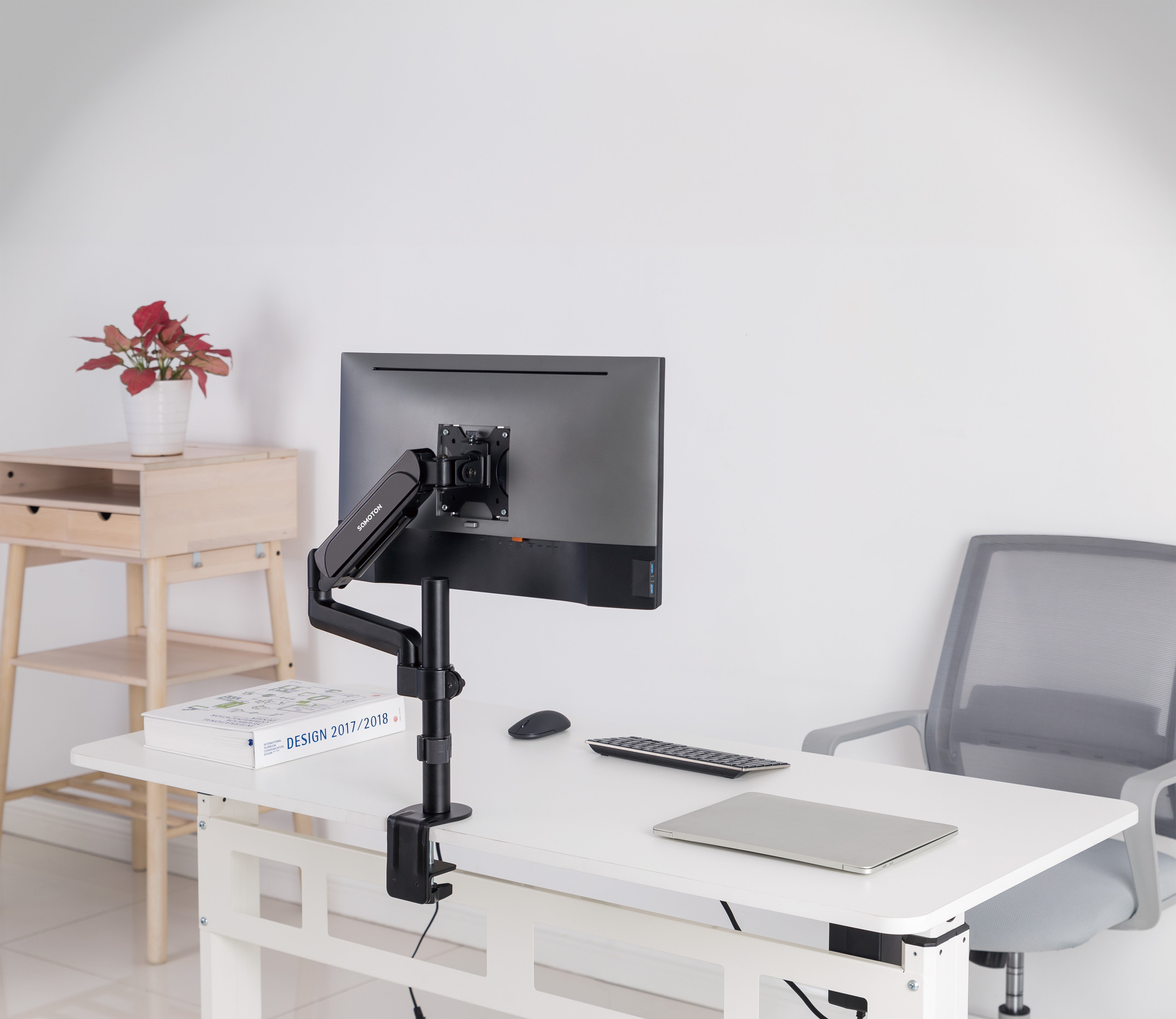 薩摩頓 SAMOTON MO-7-S1 中柱氣壓式螢幕支架