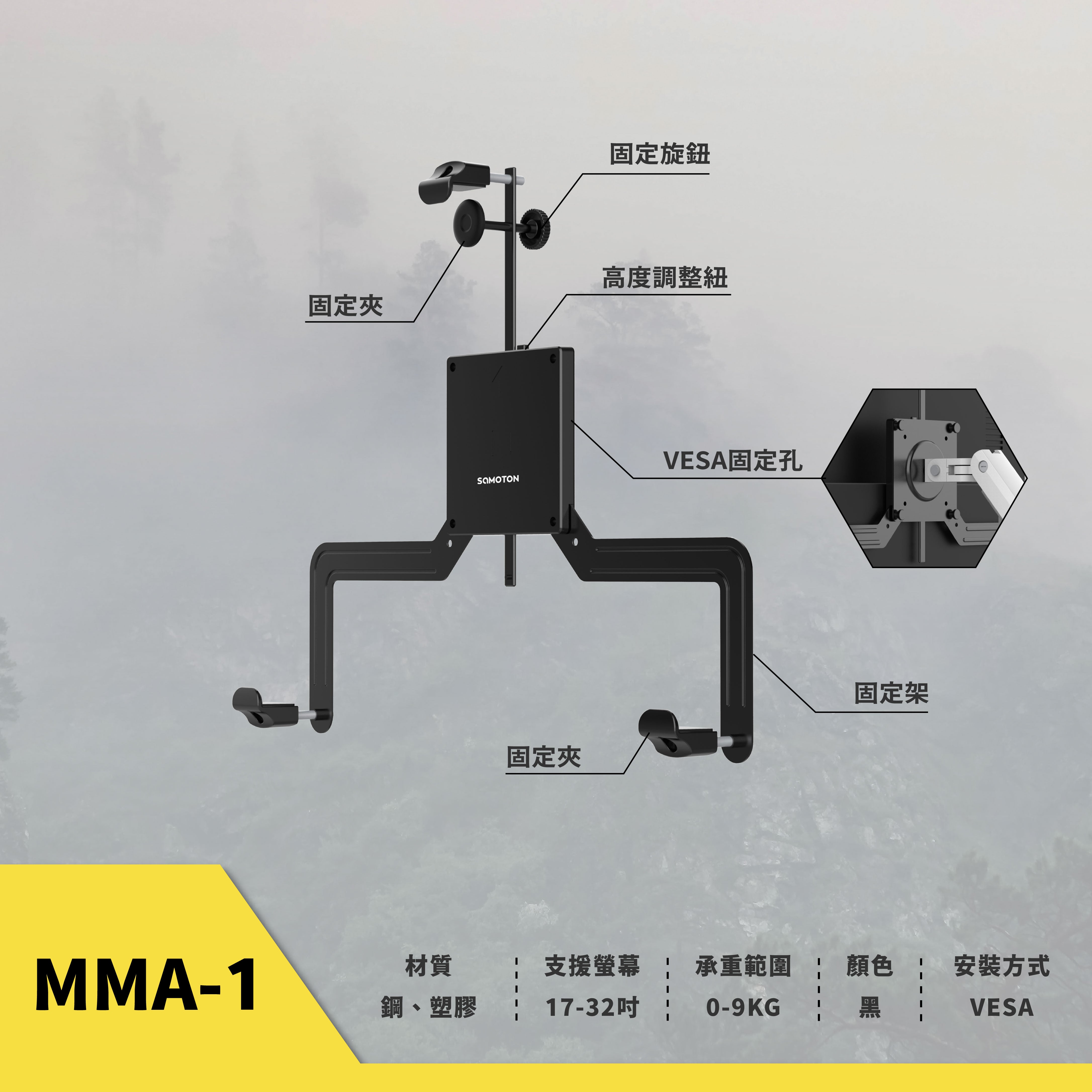 薩摩頓 SAMOTON MMA-1 VESA延伸架