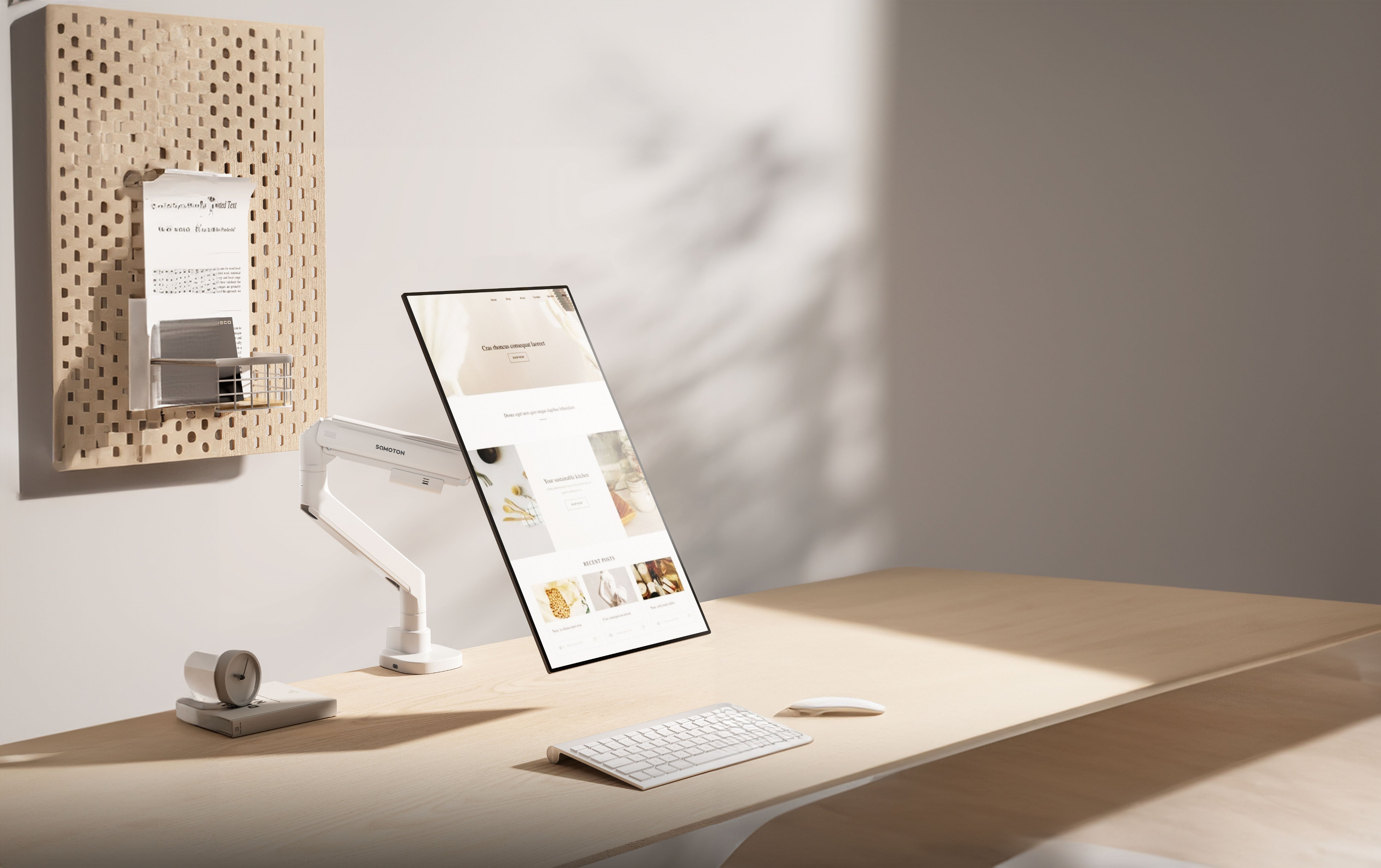 薩摩頓 SAMOTON SIGMA系列 MO-14-S1 氣壓式超高承重螢幕支架