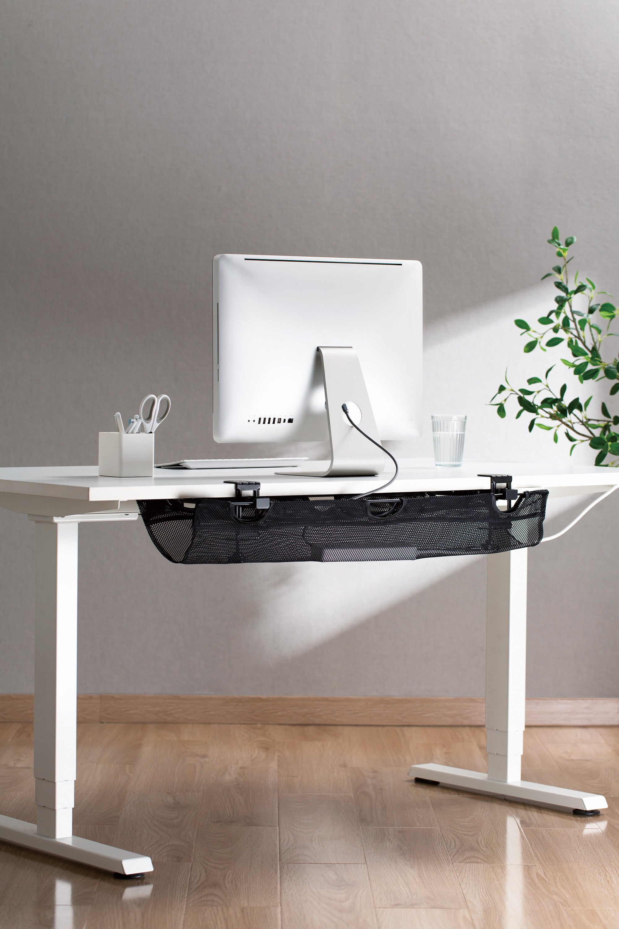 薩摩頓 SAMOTON MAO-21-L 夾桌式理線收納網架