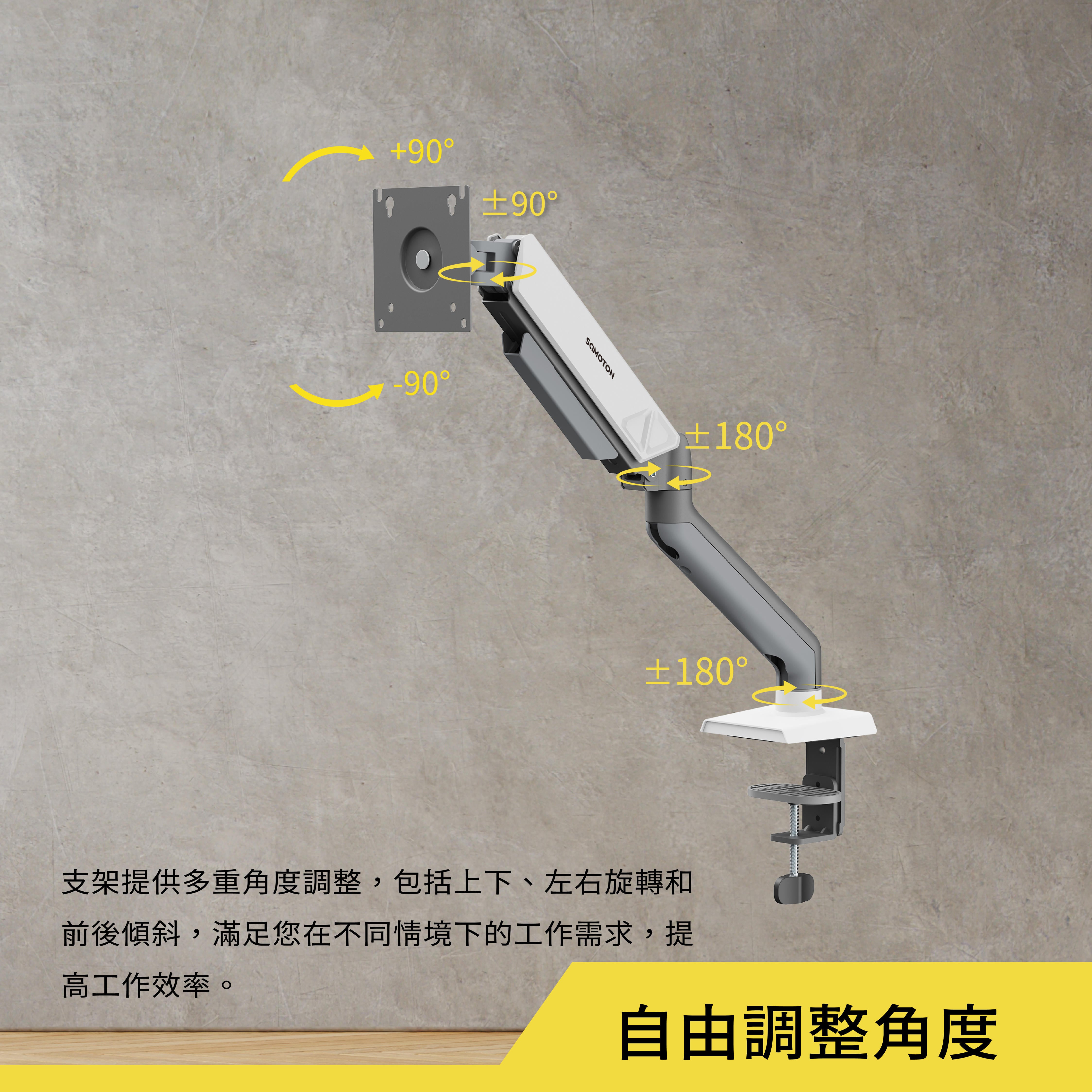 薩摩頓 SAMOTON MO-2-S1 彈簧式螢幕支架