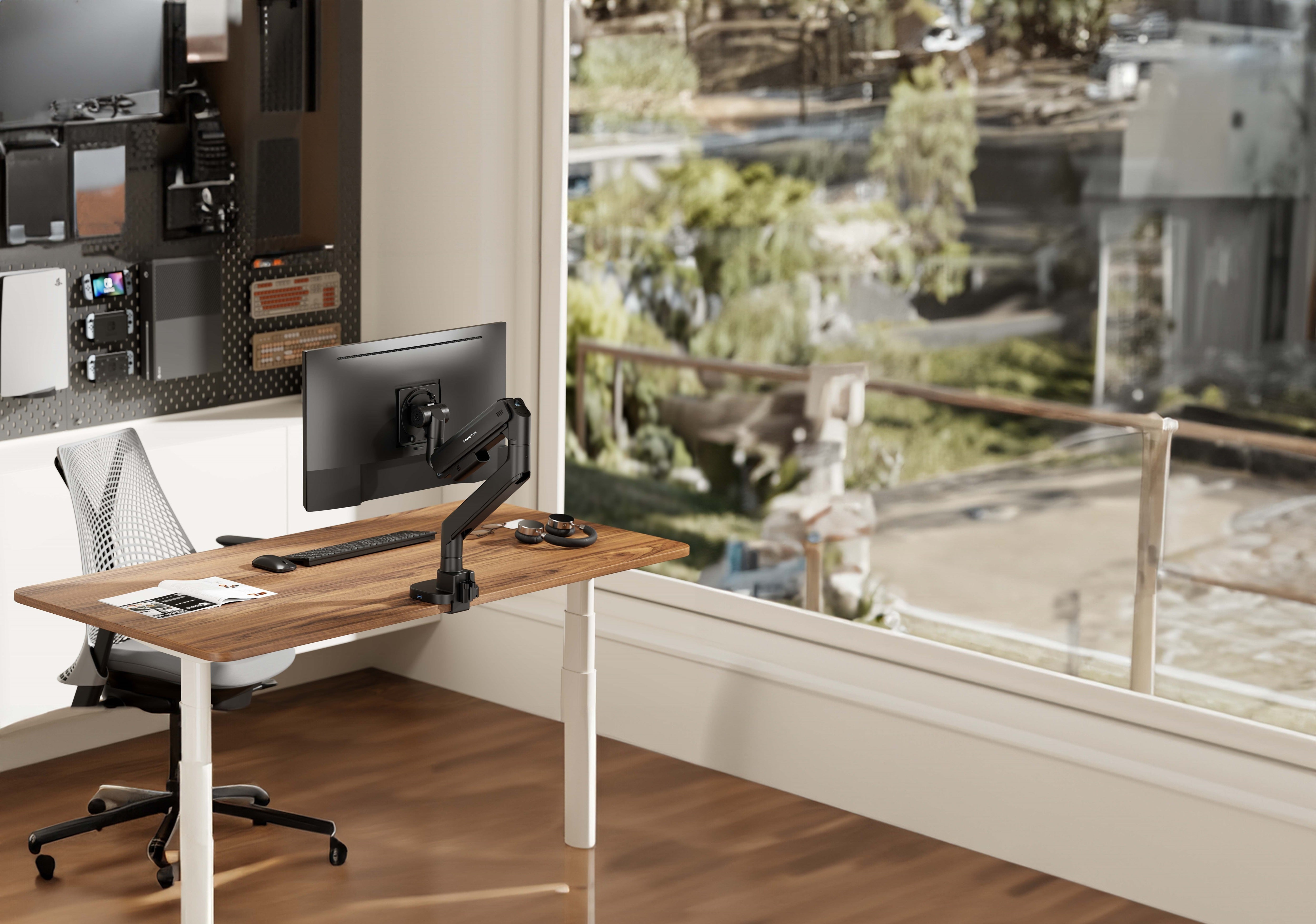 薩摩頓 SAMOTON SIGMA系列 MO-14-S1 氣壓式超高承重螢幕支架