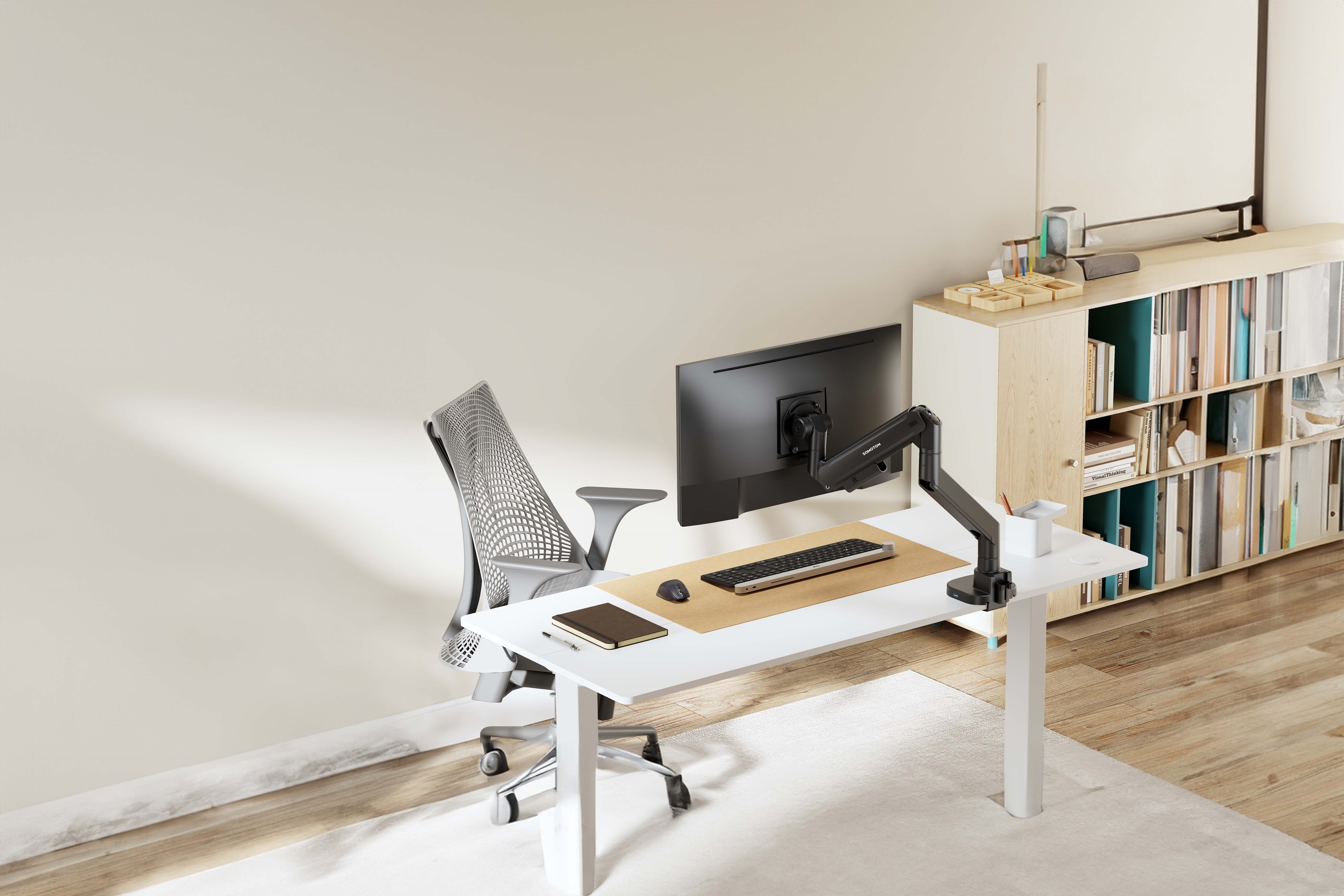 薩摩頓 SAMOTON SIGMA系列 MO-14-S1 氣壓式超高承重螢幕支架