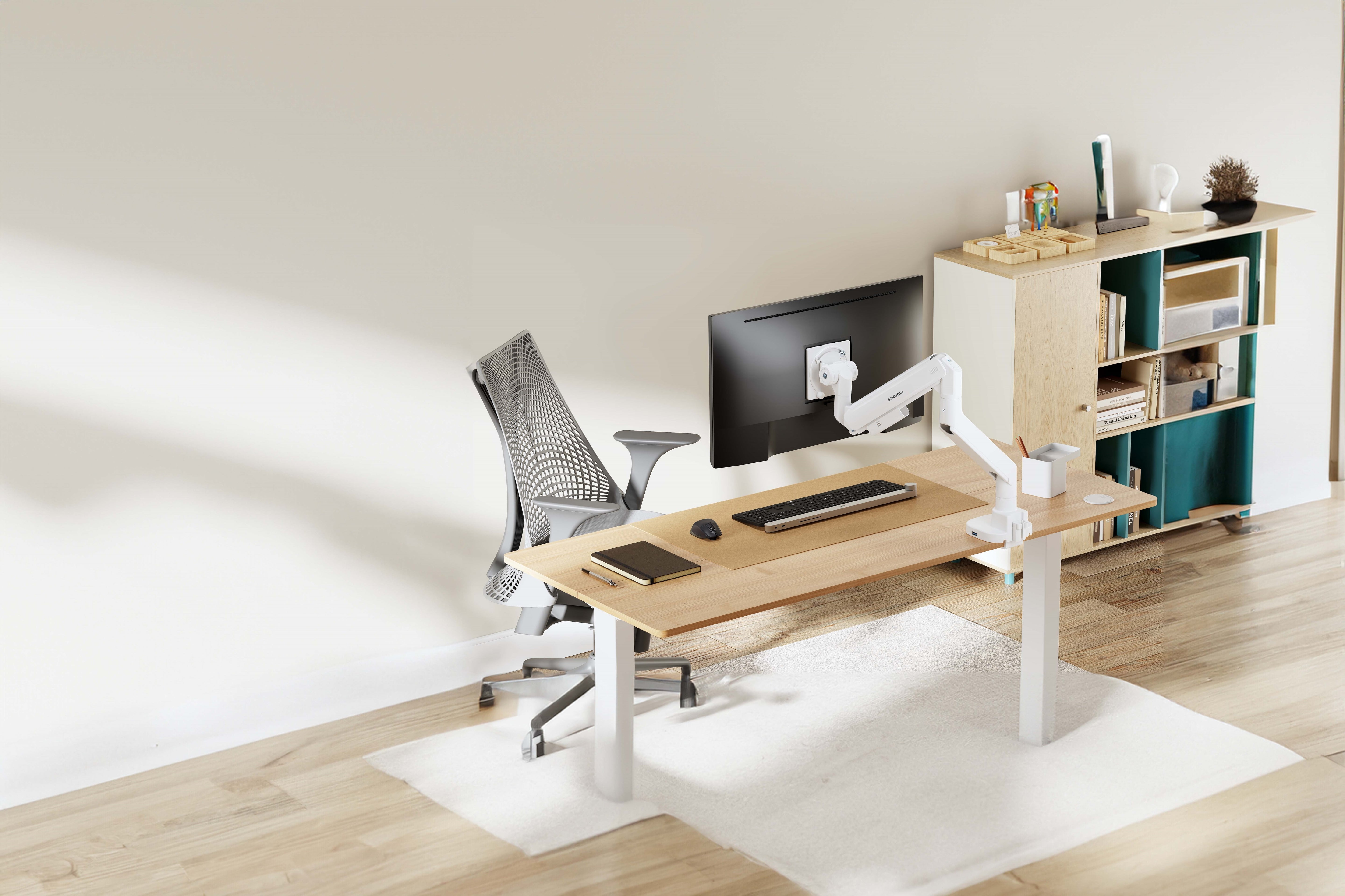 薩摩頓 SAMOTON SIGMA系列 MO-14-S1 氣壓式超高承重螢幕支架